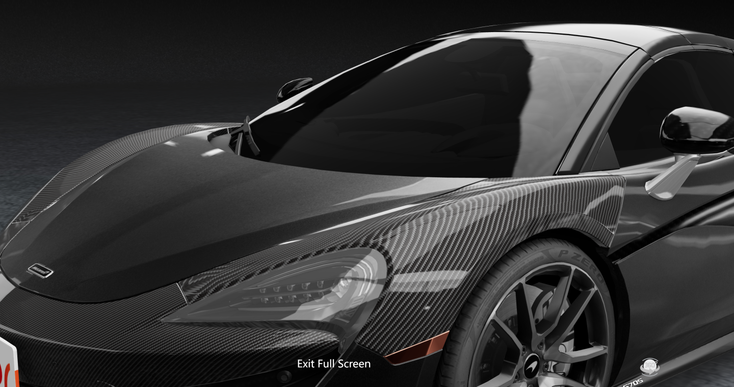 Live 3D vehicle surface and texture simulation